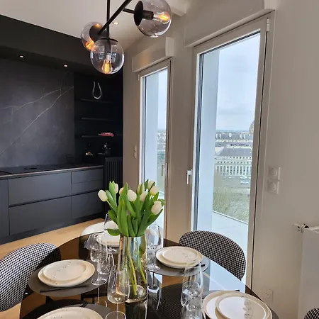 Le Davs - Splendide Appartement Avec Vue Caen Exterior photo